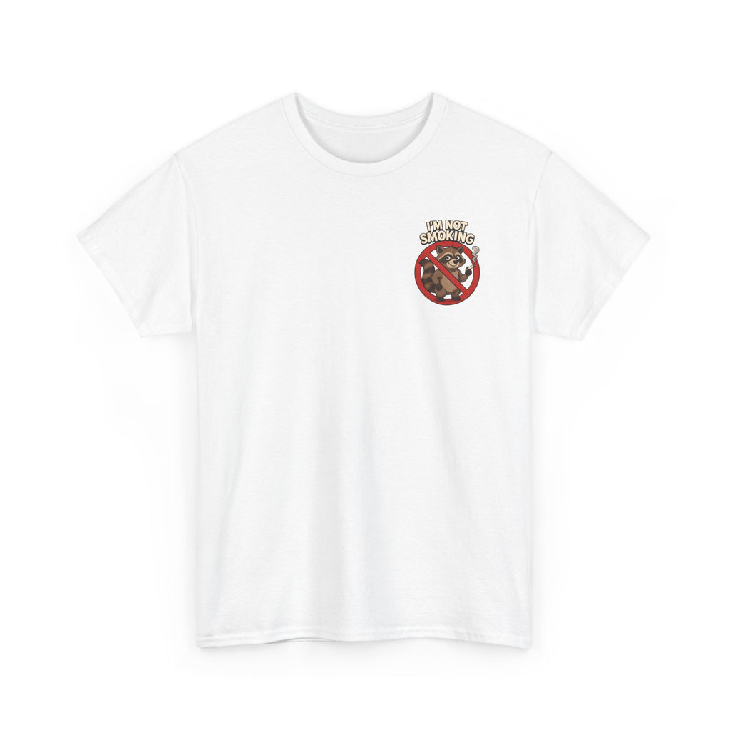 Graphic Tee — "What Are You Looking At?" Raccoon Illustration T-Shirt