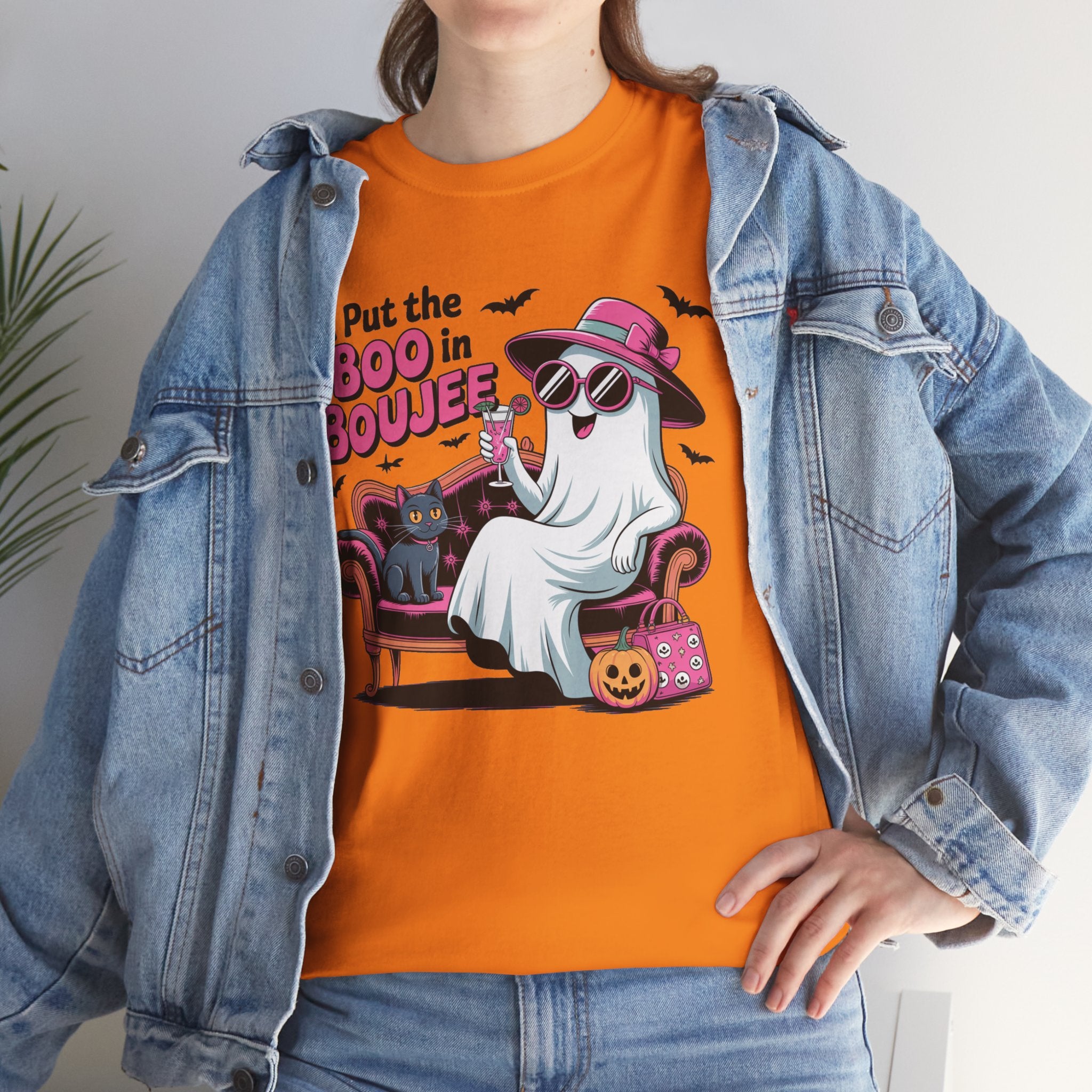 I Put the Boo in Boujee Ghost T-Shirt — Funny Halloween Chic Tee