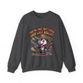 Crewneck Sweatshirt – "You’ve Just Buttered Your Last Biscuit" Cowboy Opossum Graphic