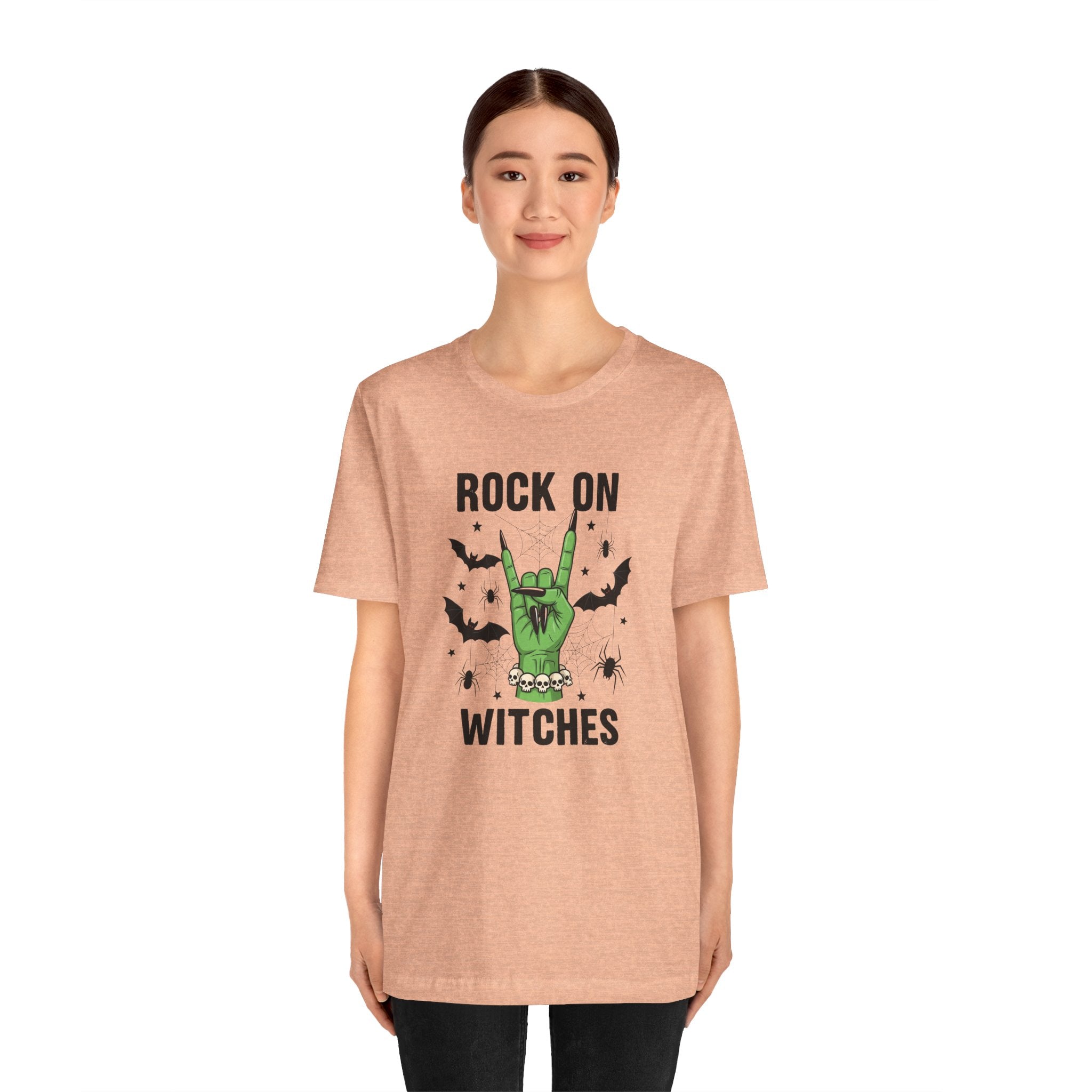 Rock On Witches T-Shirt — Halloween Witch Hand Graphic Tee