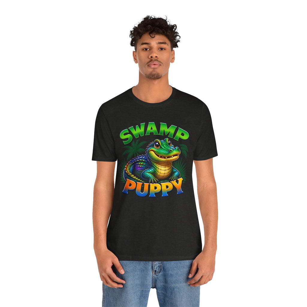 Swamp Puppy T-Shirt — Cute Alligator Graphic Tee