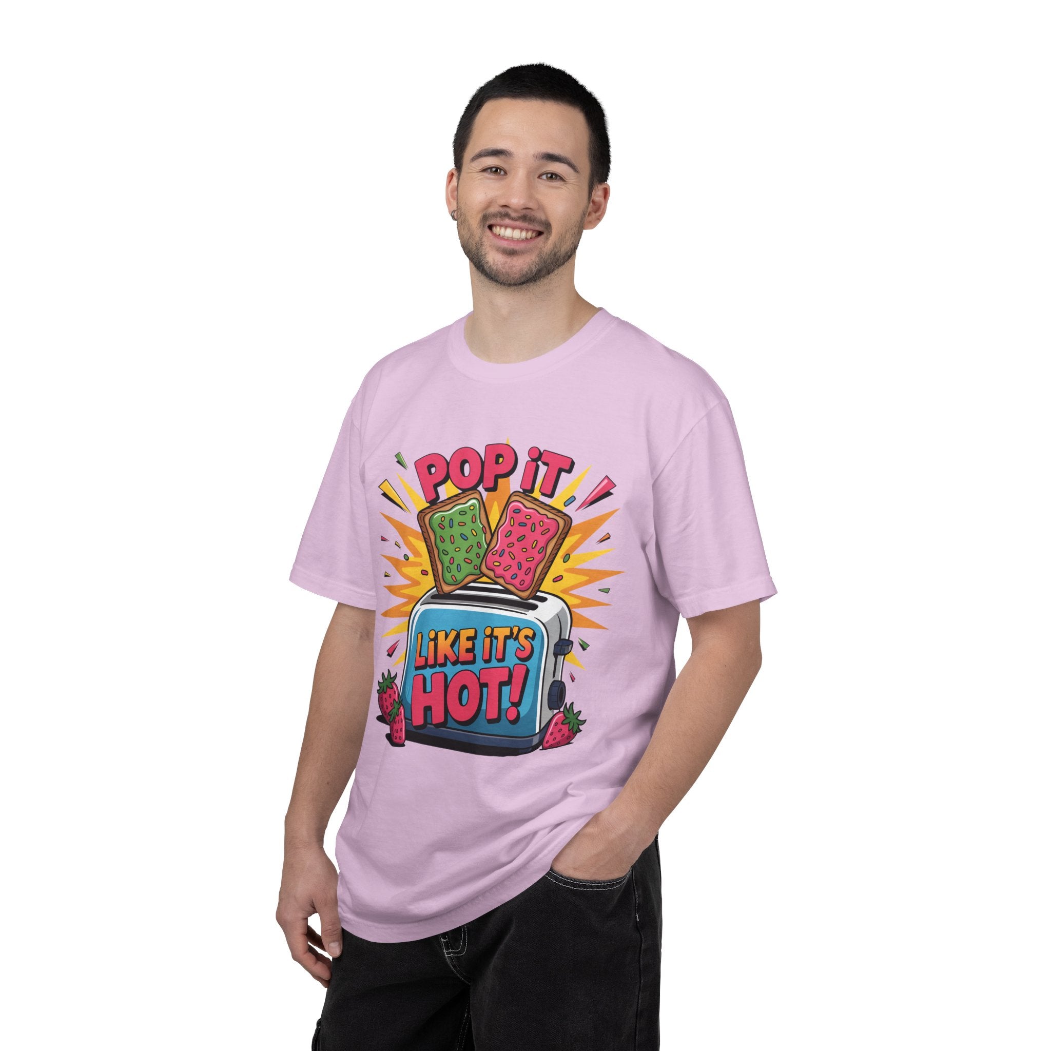 Funny Graphic T-Shirt — Pop It Like It's Hot Humor Gift Tee for Women