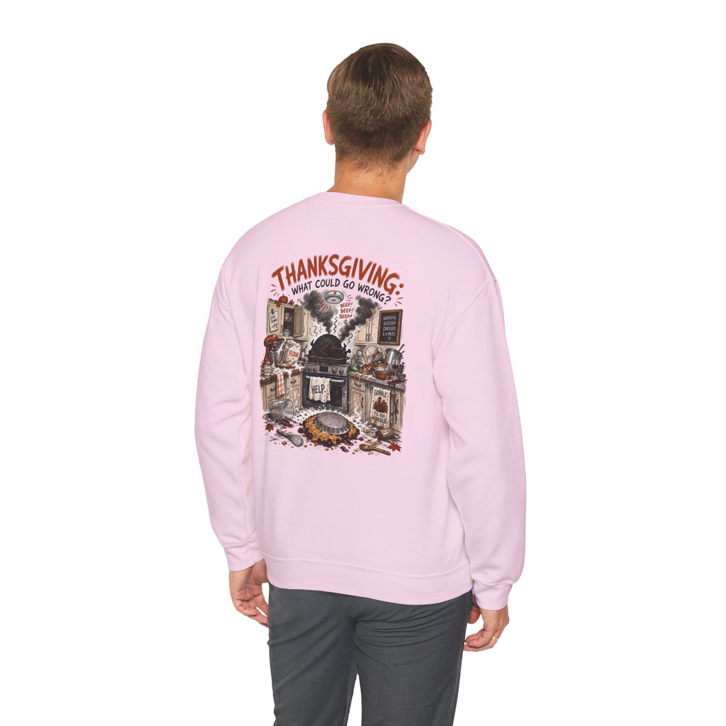 Funny Thanksgiving Crewneck Sweatshirt — Certified Thanksgiving Chef Rustic Holiday Gift Pullover