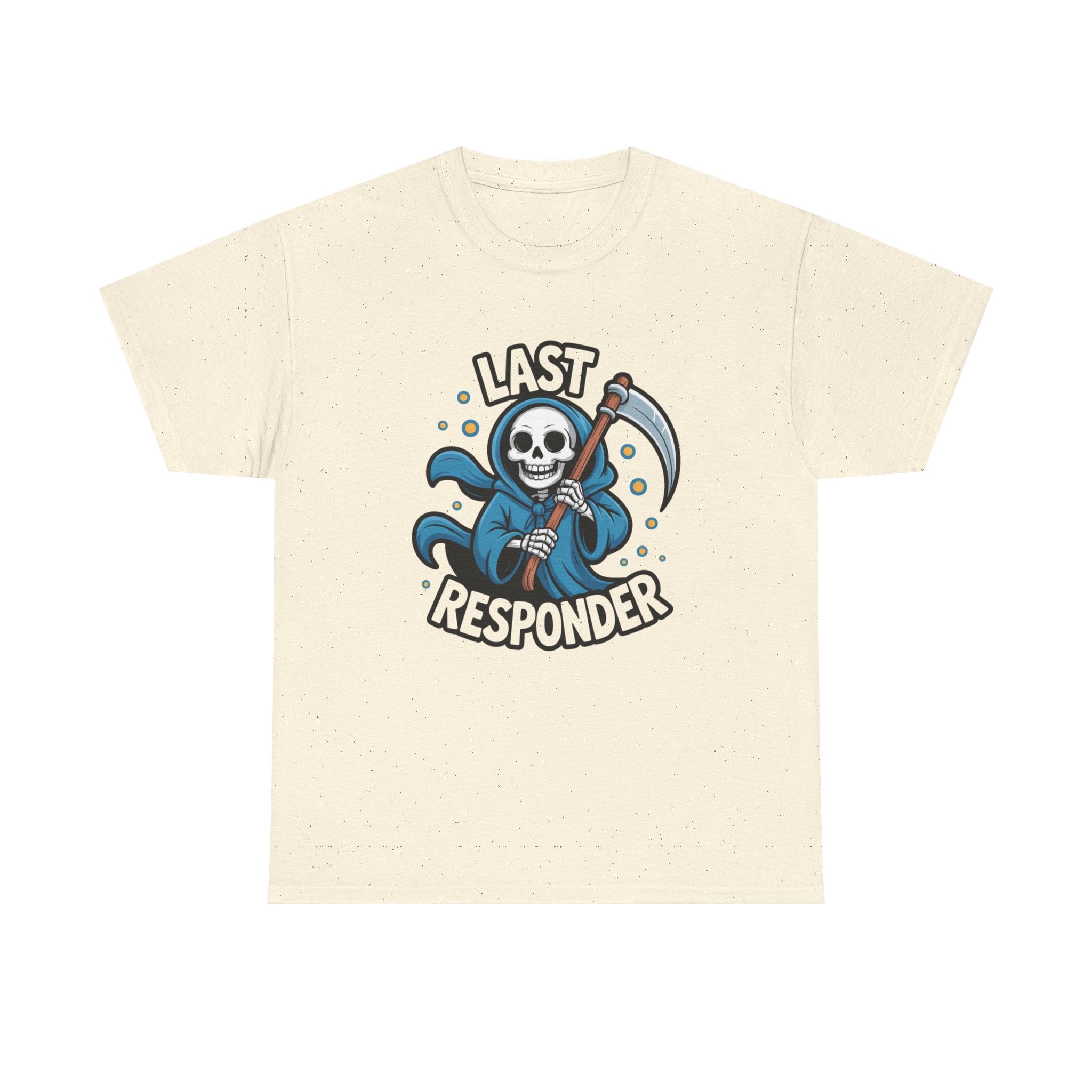 T-Shirt — "Last Responder" Grim Reaper Graphic Tee