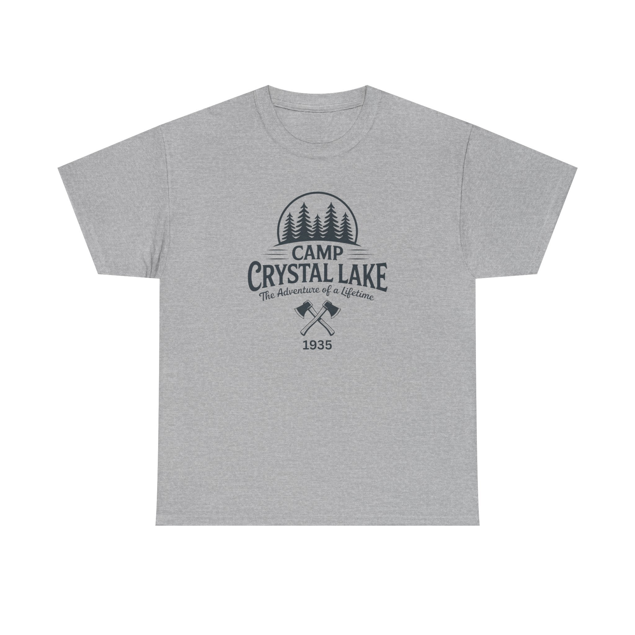 Camp Crystal Lake Tee — Vintage Outdoor Camping Shirt ("Camp Crystal Lake")