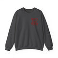 Funny Thanksgiving Host Crewneck Sweatshirt — Host's Last Nerve Merlot Spill Turkey Humor Gift Pullover