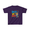 Kids Tee — "Bruh... We Back" Cartoon Sponge Graphic