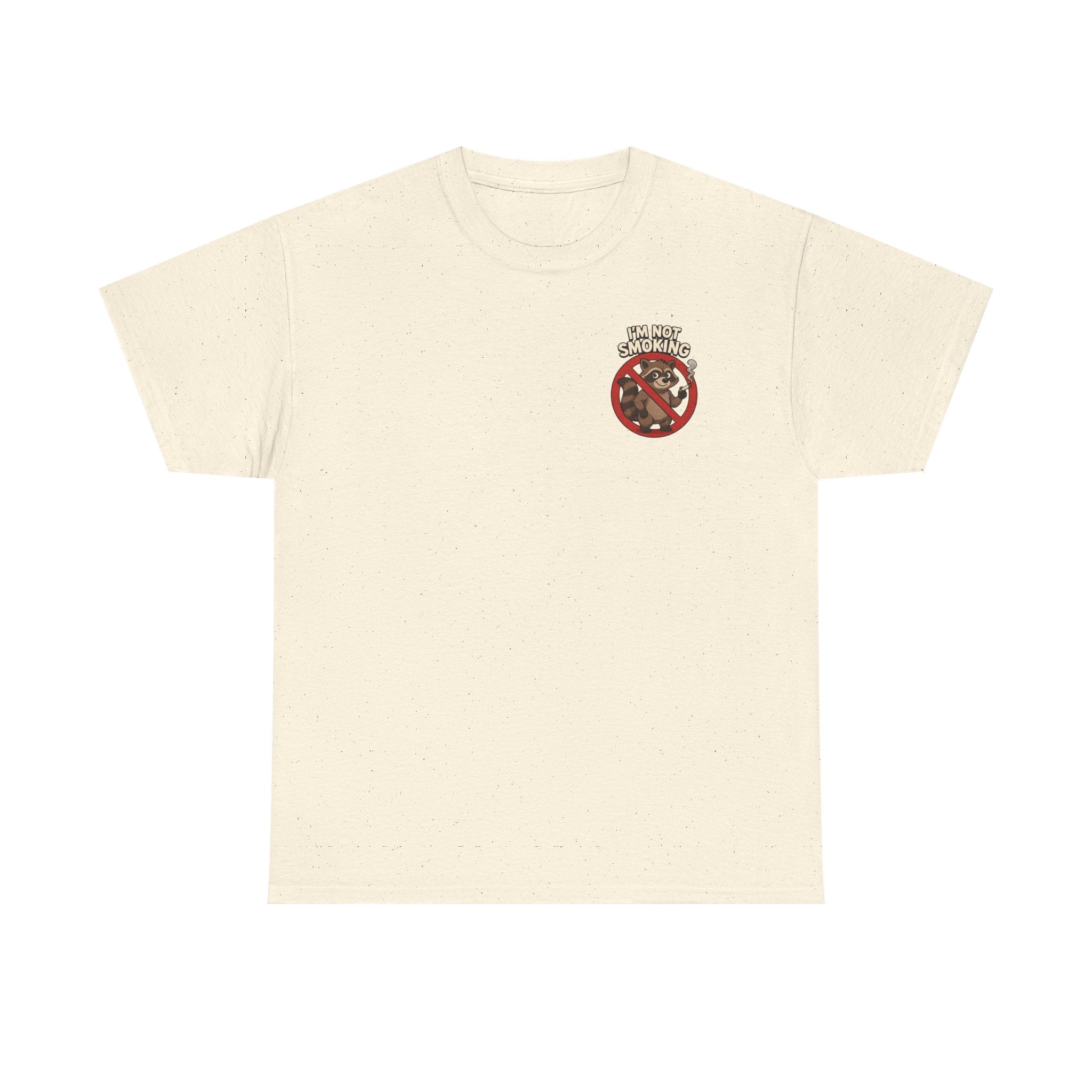 Graphic Tee — "What Are You Looking At?" Raccoon Illustration T-Shirt