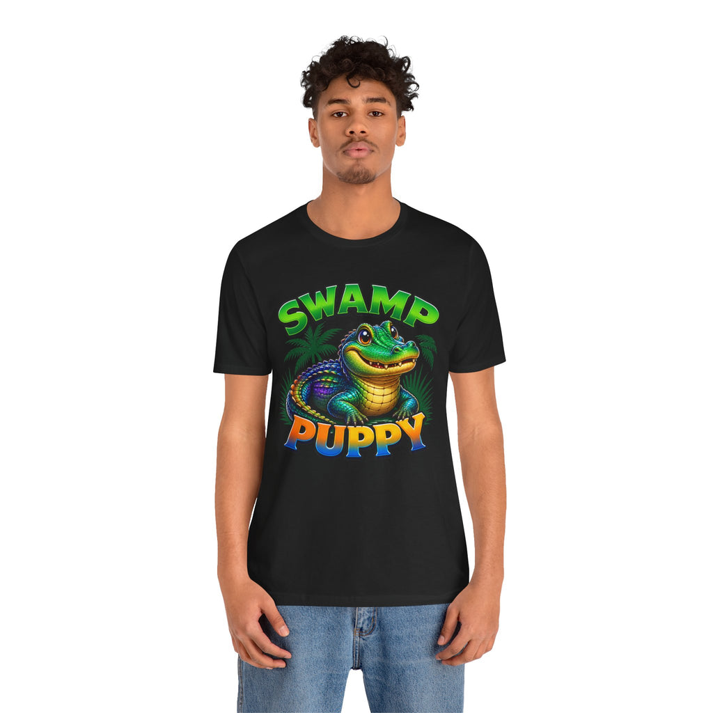Swamp Puppy T-Shirt — Cute Alligator Graphic Tee