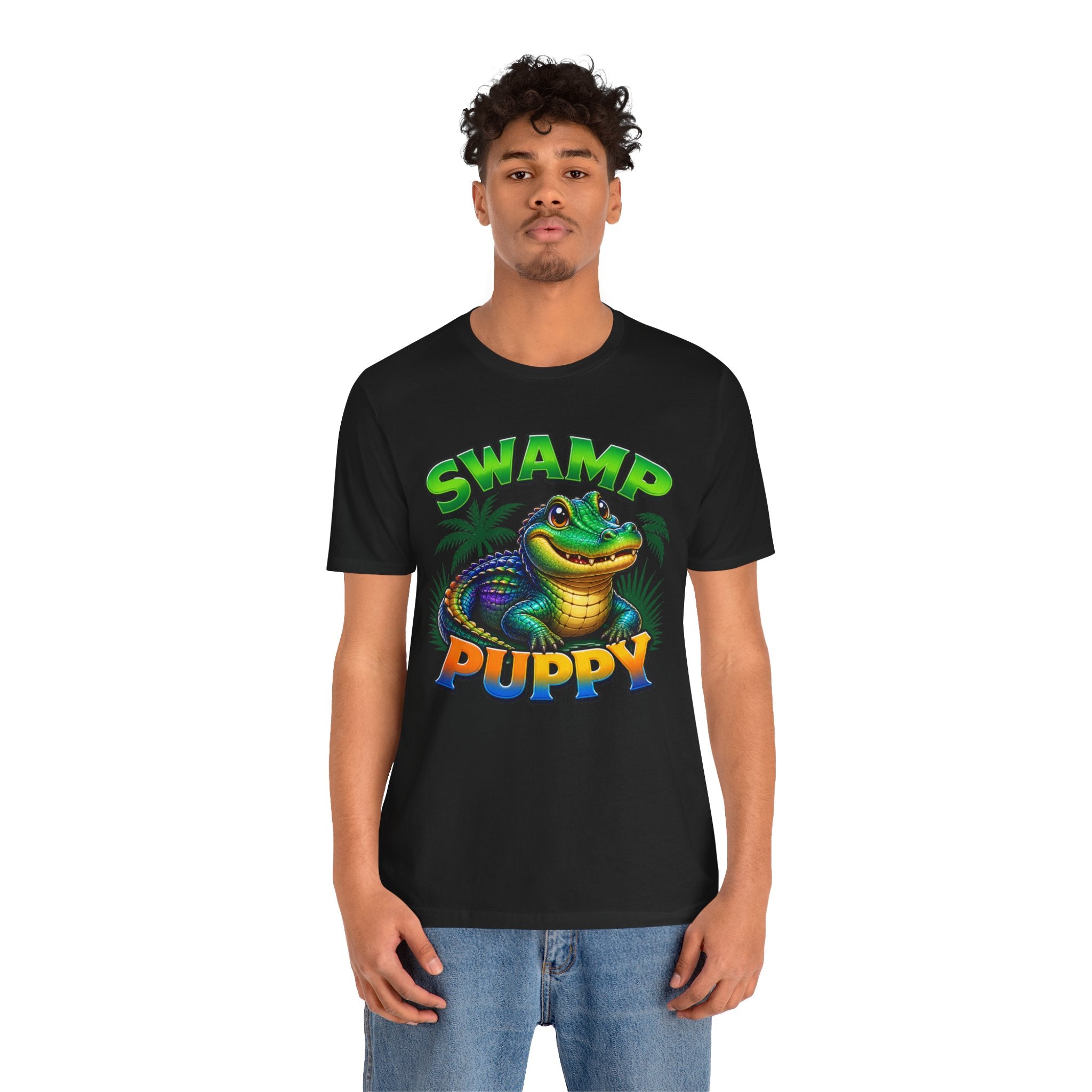 Swamp Puppy T-Shirt — Cute Alligator Graphic Tee