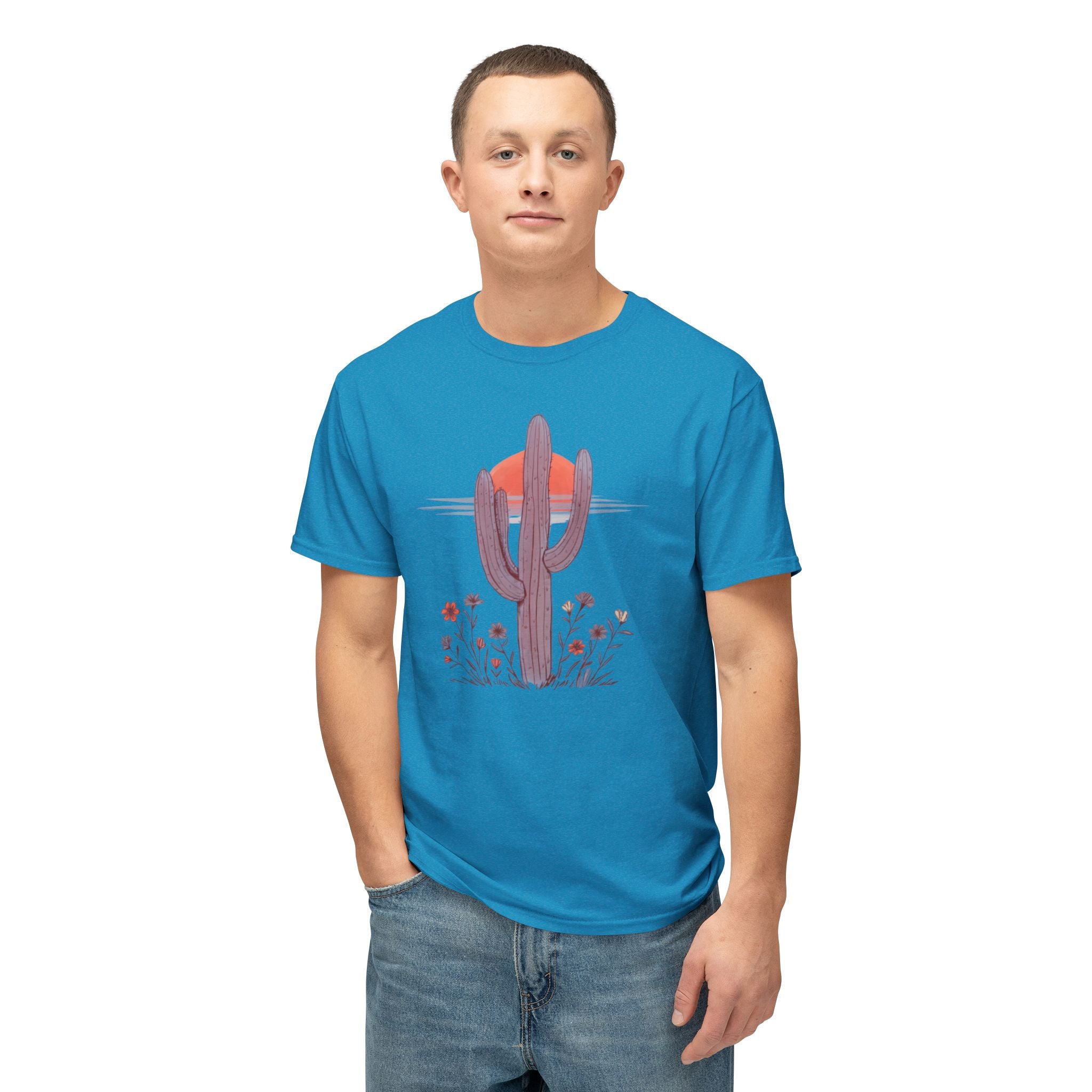 Desert Sunset Cactus T-Shirt