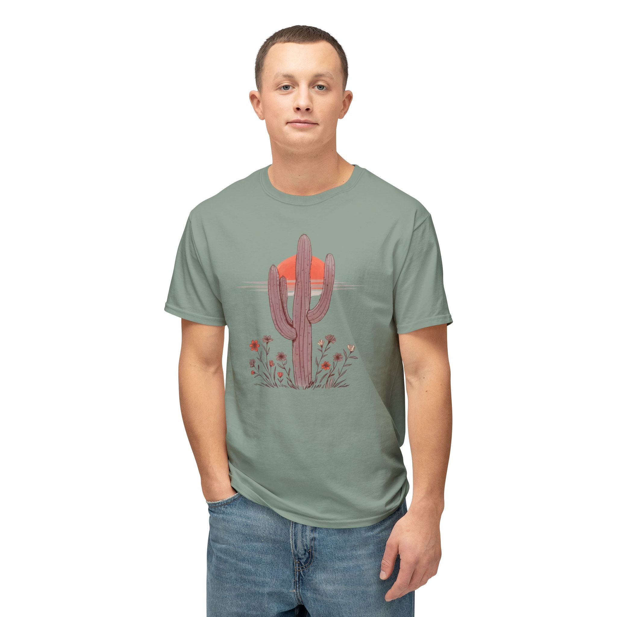 Desert Sunset Cactus T-Shirt