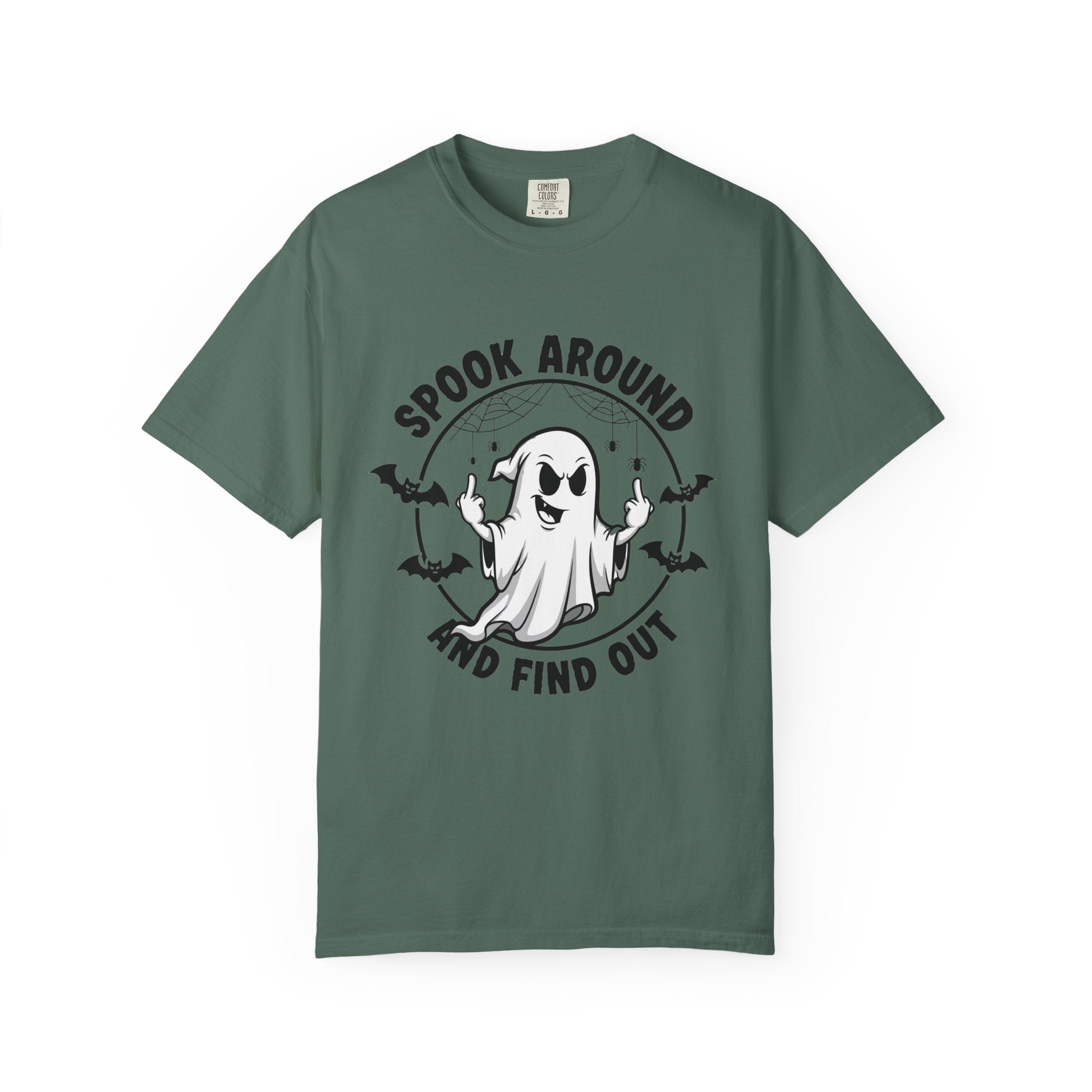 Spook Around And Find Out T-Shirt — Cute Halloween Ghost Graphic Tee