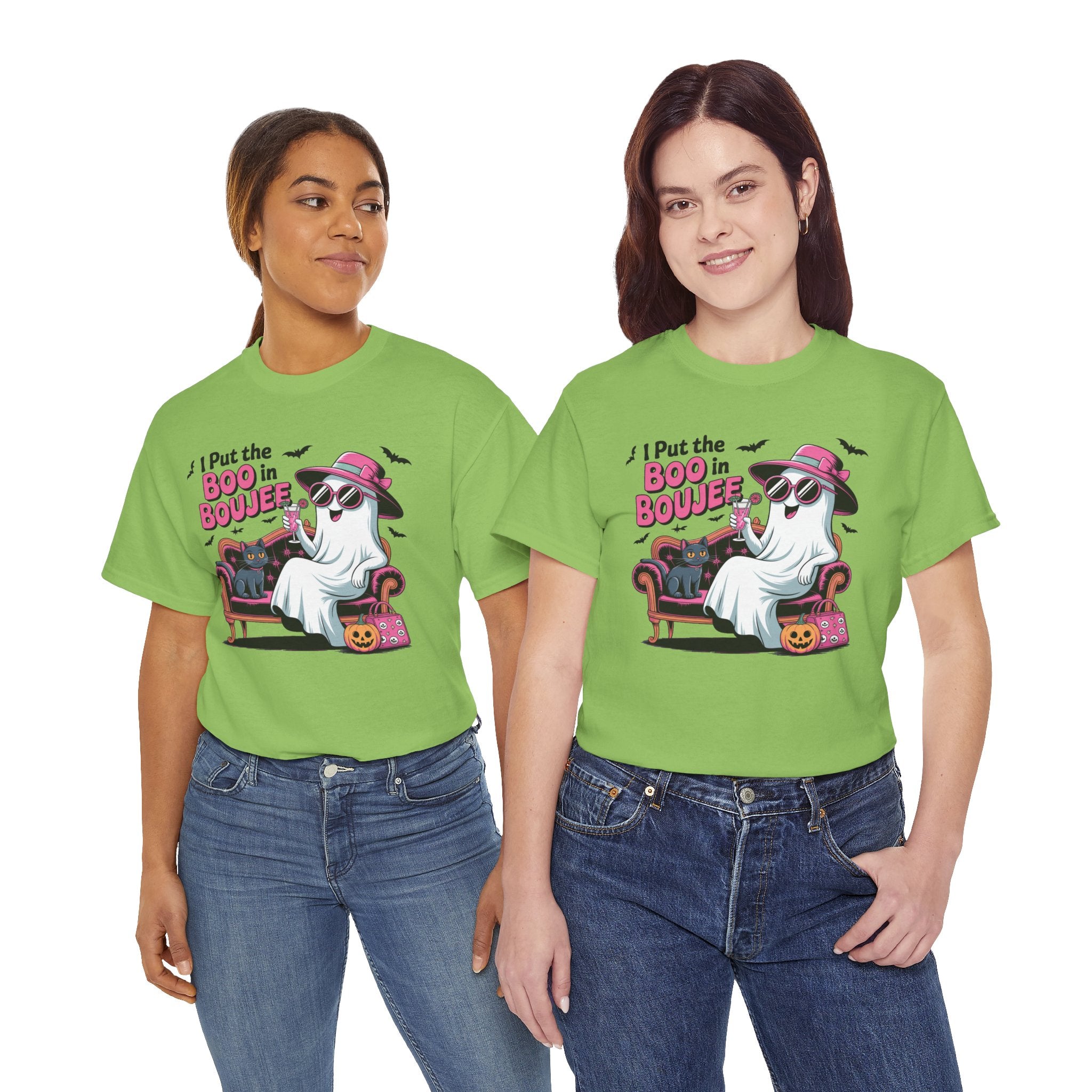 I Put the Boo in Boujee Ghost T-Shirt — Funny Halloween Chic Tee