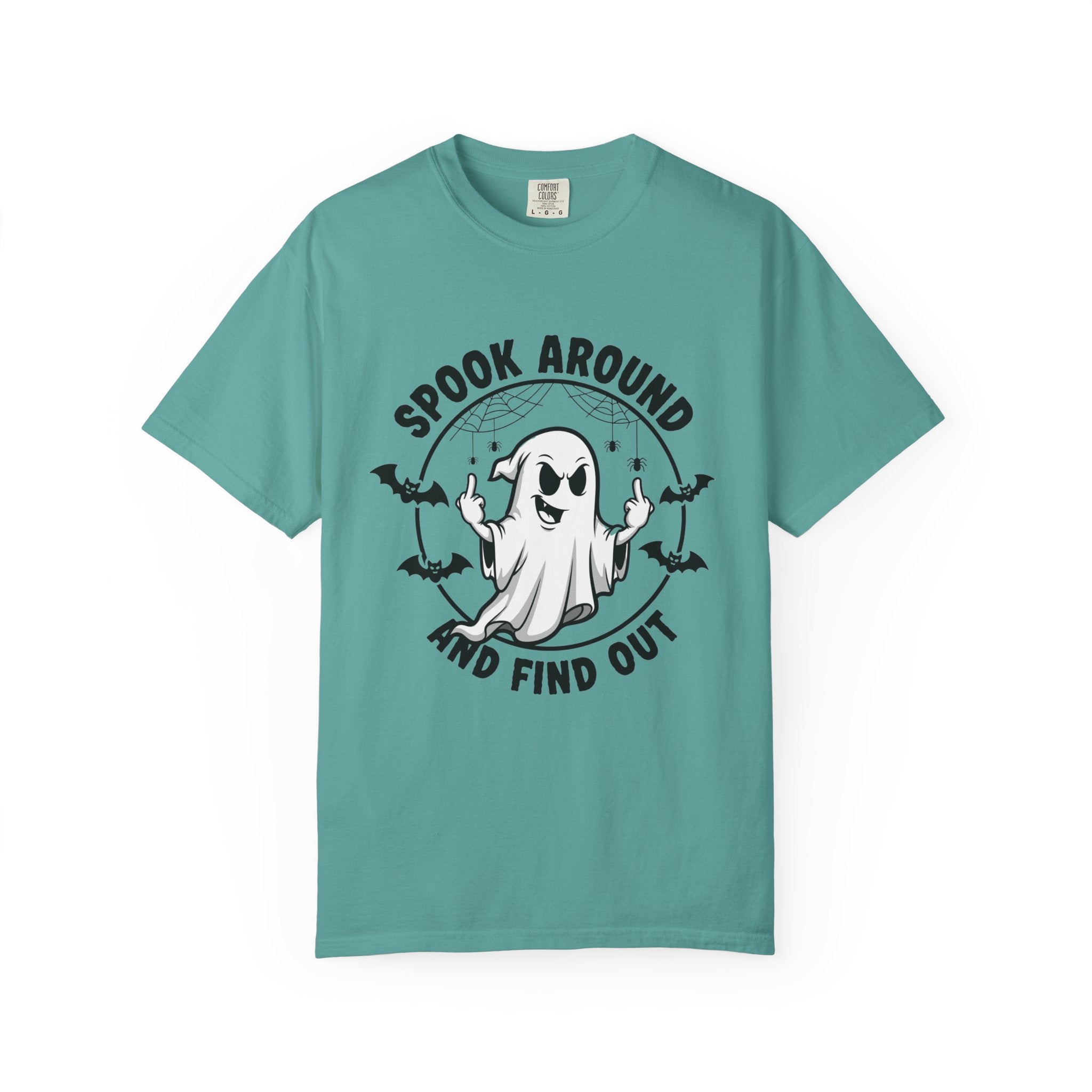Spook Around And Find Out T-Shirt — Cute Halloween Ghost Graphic Tee