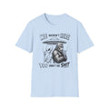 We Weren't Here T‑Shirt — Funny Alien & Bigfoot UFO Graphic Tee