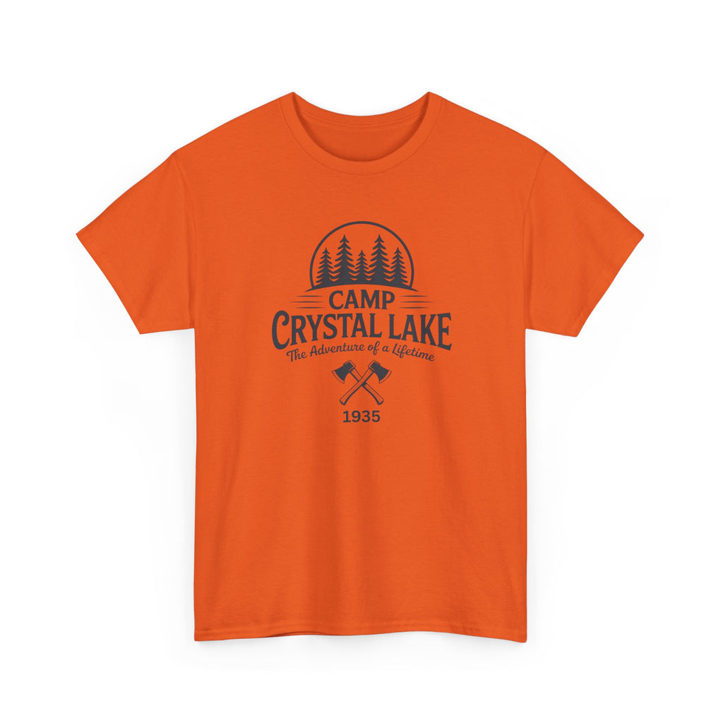 Camp Crystal Lake Tee — Vintage Outdoor Camping Shirt ("Camp Crystal Lake")