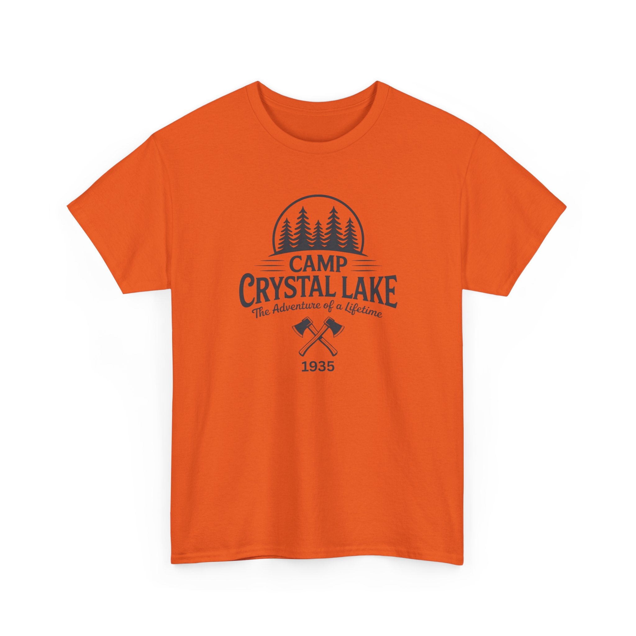 Camp Crystal Lake Tee — Vintage Outdoor Camping Shirt ("Camp Crystal Lake")