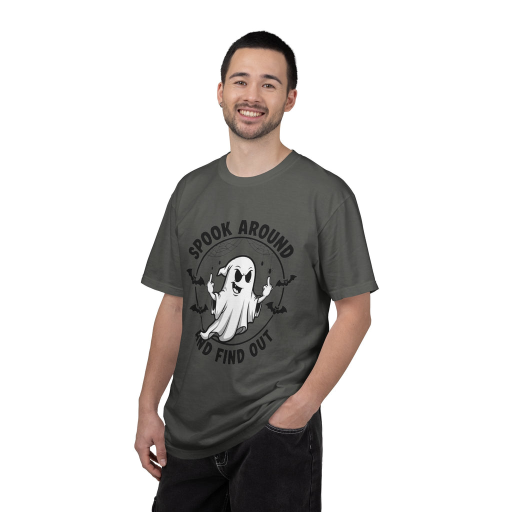 Spook Around And Find Out T-Shirt — Cute Halloween Ghost Graphic Tee