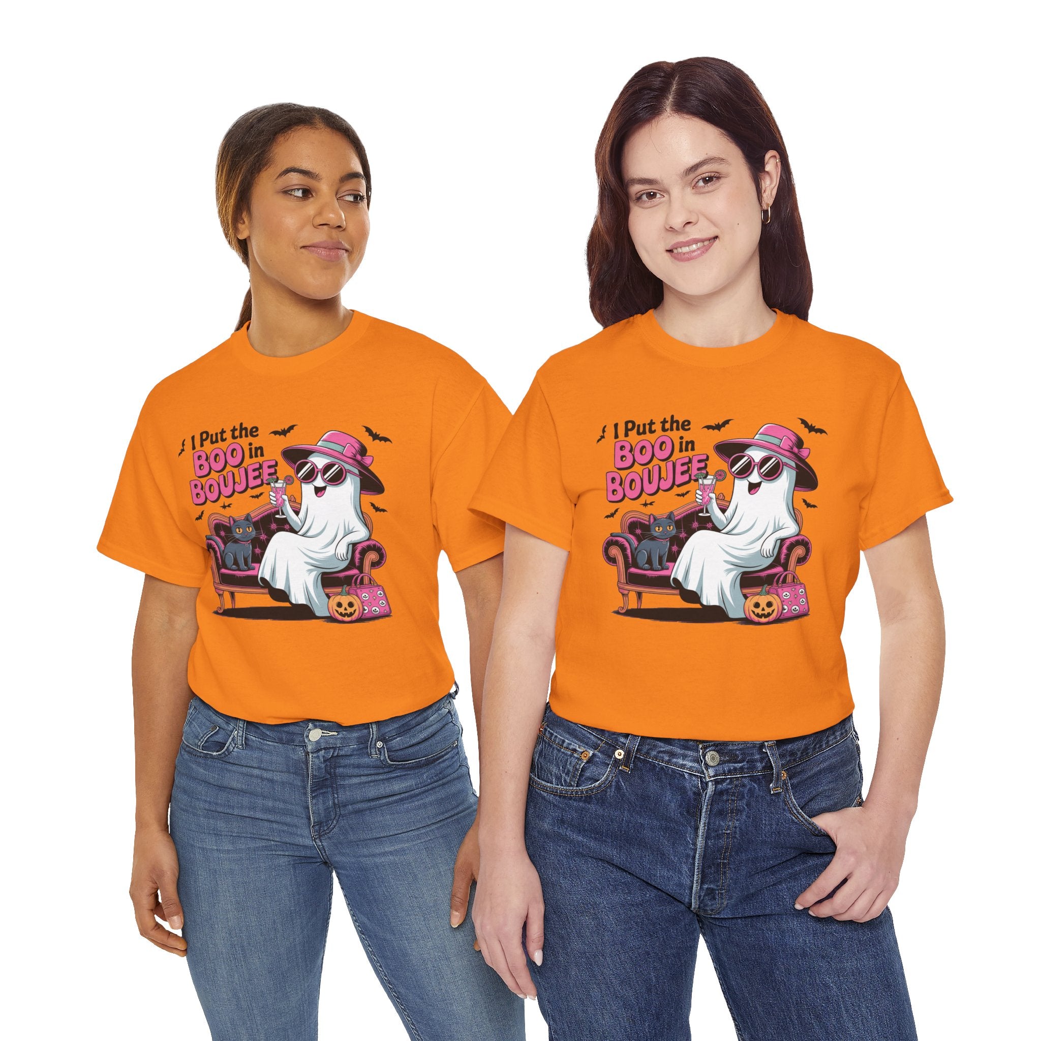 I Put the Boo in Boujee Ghost T-Shirt — Funny Halloween Chic Tee