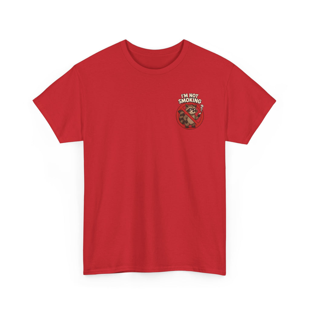 Graphic Tee — "What Are You Looking At?" Raccoon Illustration T-Shirt