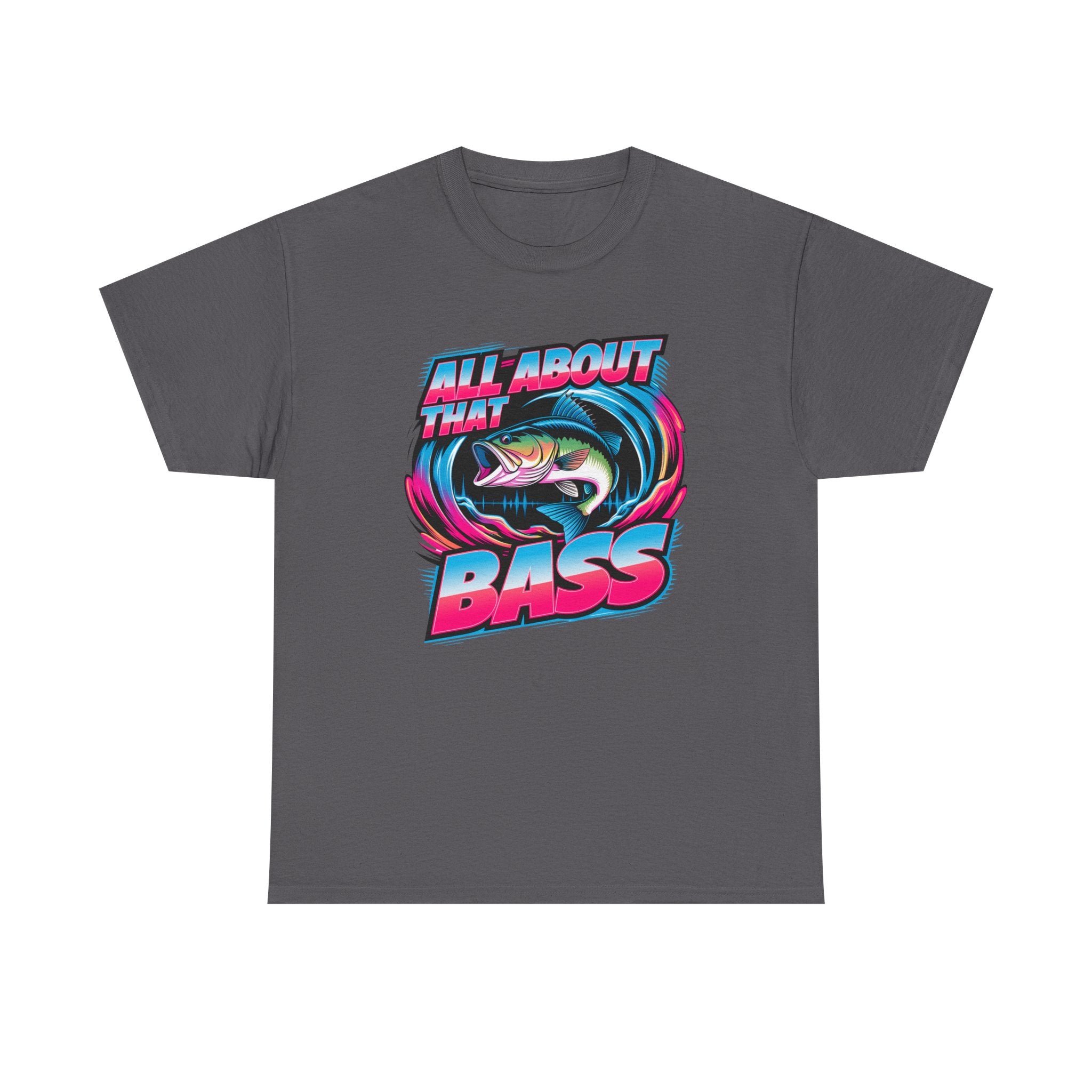 Bass Fishing T-Shirt — "All About That Bass" Retro Graphic Tee