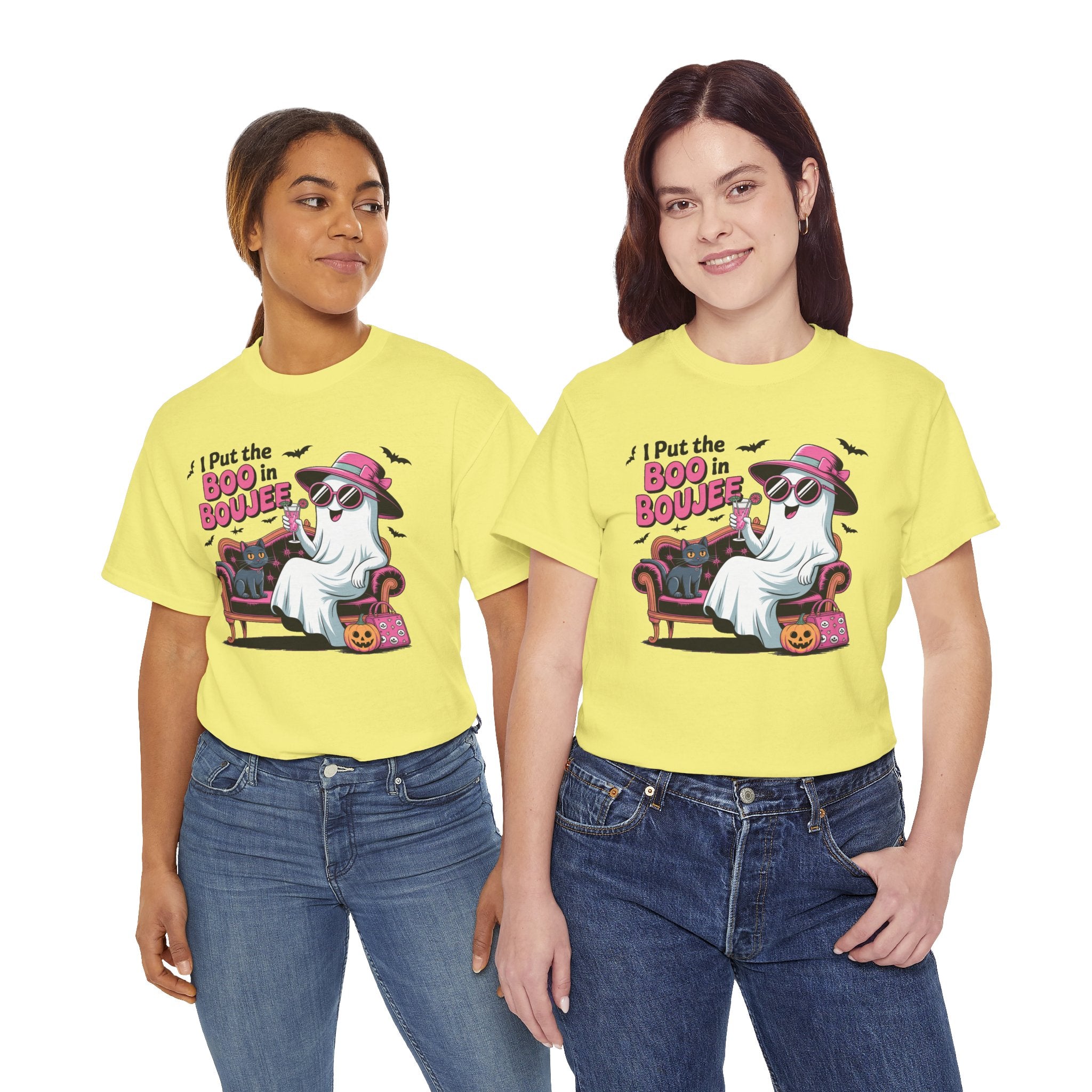 I Put the Boo in Boujee Ghost T-Shirt — Funny Halloween Chic Tee
