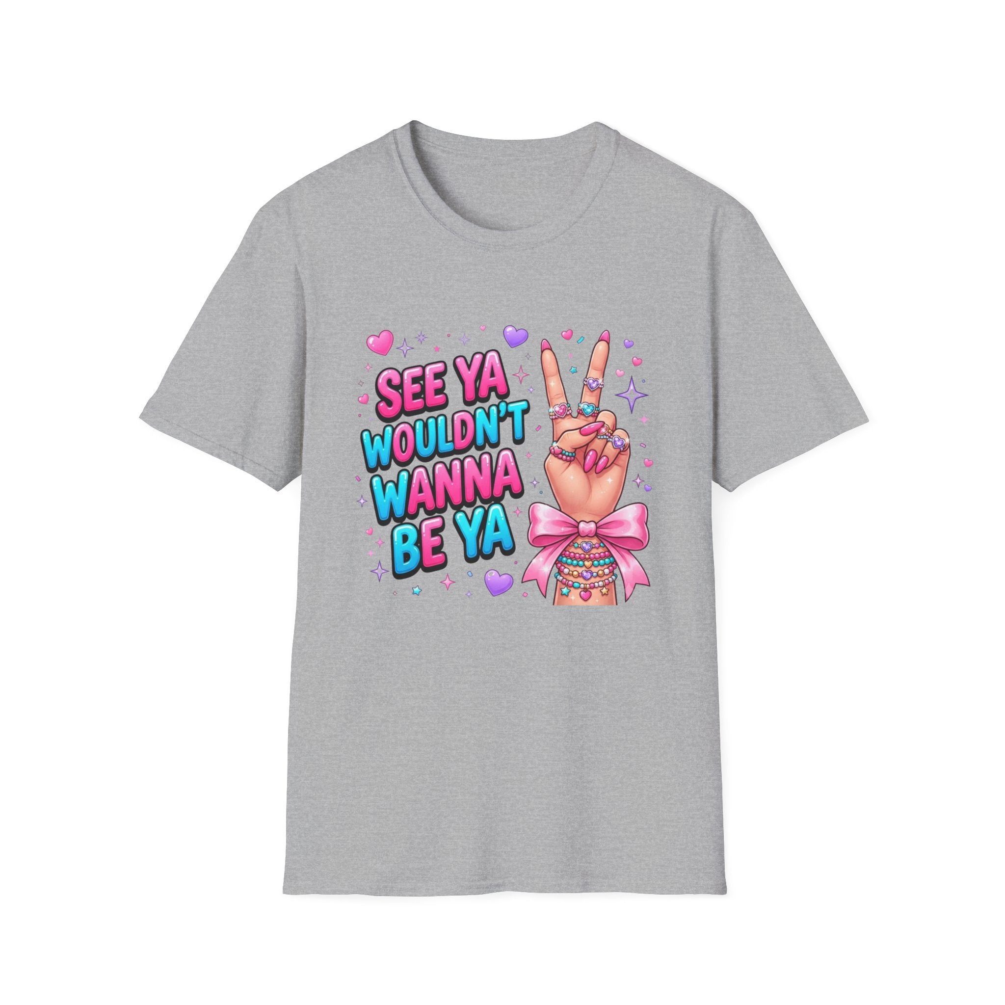 See Ya Wouldn't Wanna Be Ya T-Shirt — Sassy Peace Sign Graphic Tee