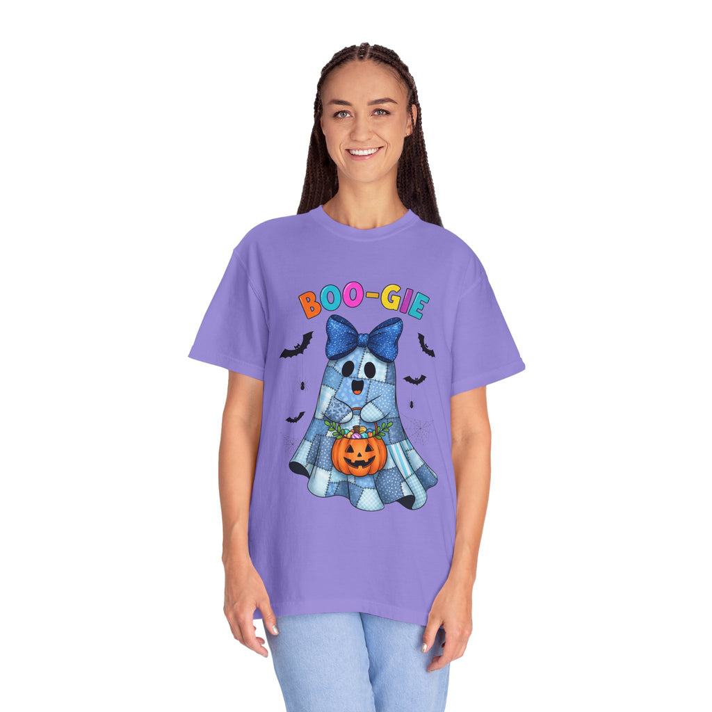 Boo-gie Ghost Halloween T-Shirt — Cute Trick-or-Treat Pumpkin Design