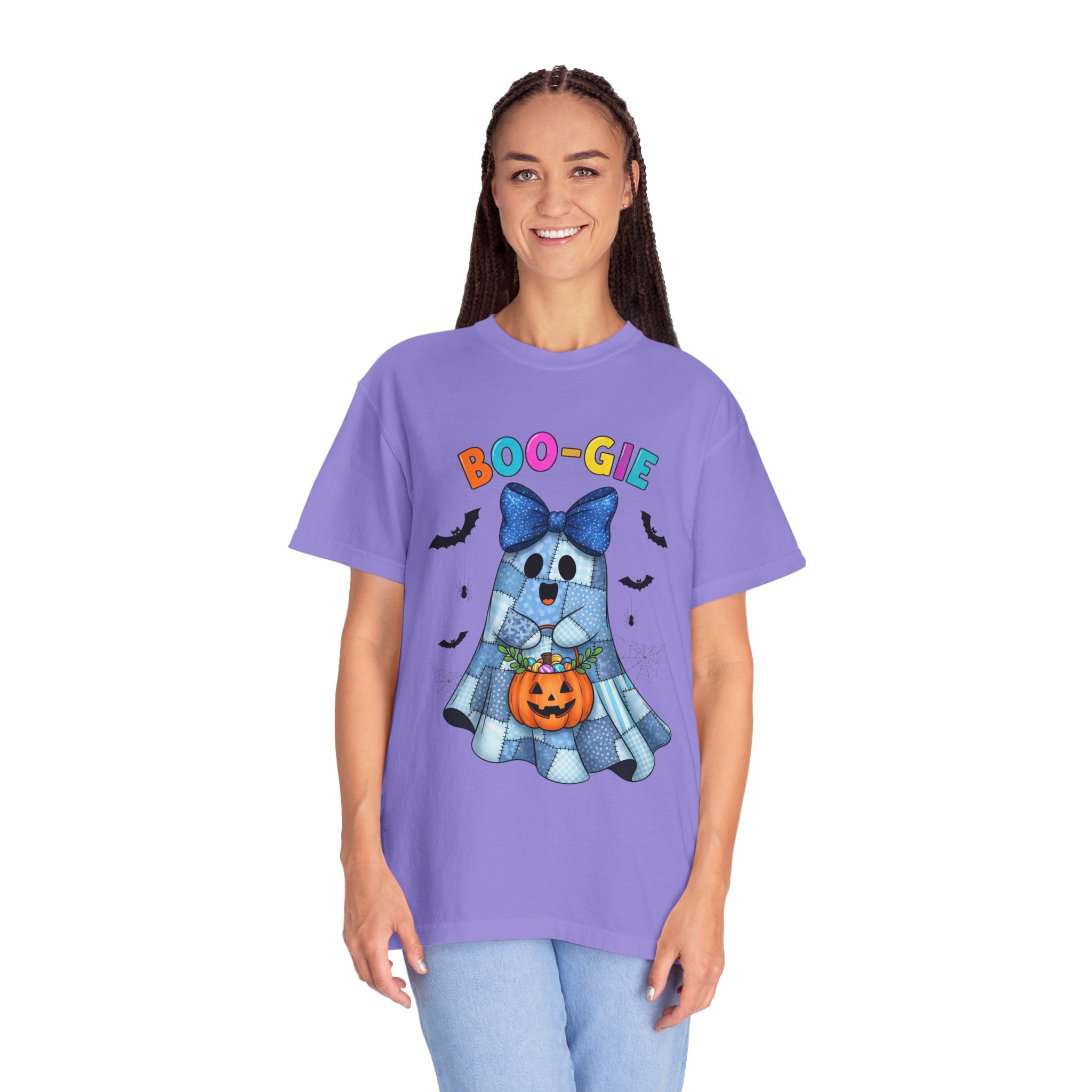 Boo-gie Ghost Halloween T-Shirt — Cute Trick-or-Treat Pumpkin Design