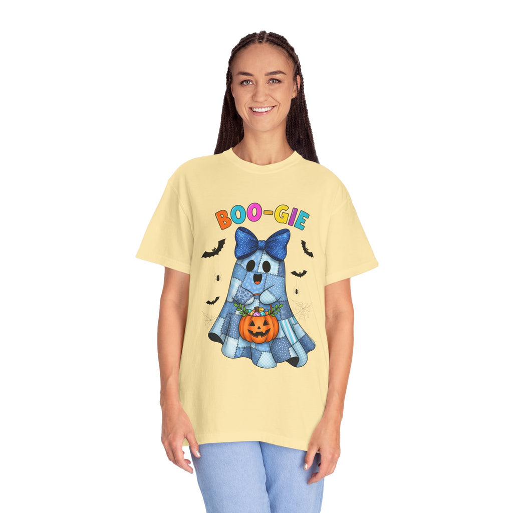 Boo-gie Ghost Halloween T-Shirt — Cute Trick-or-Treat Pumpkin Design
