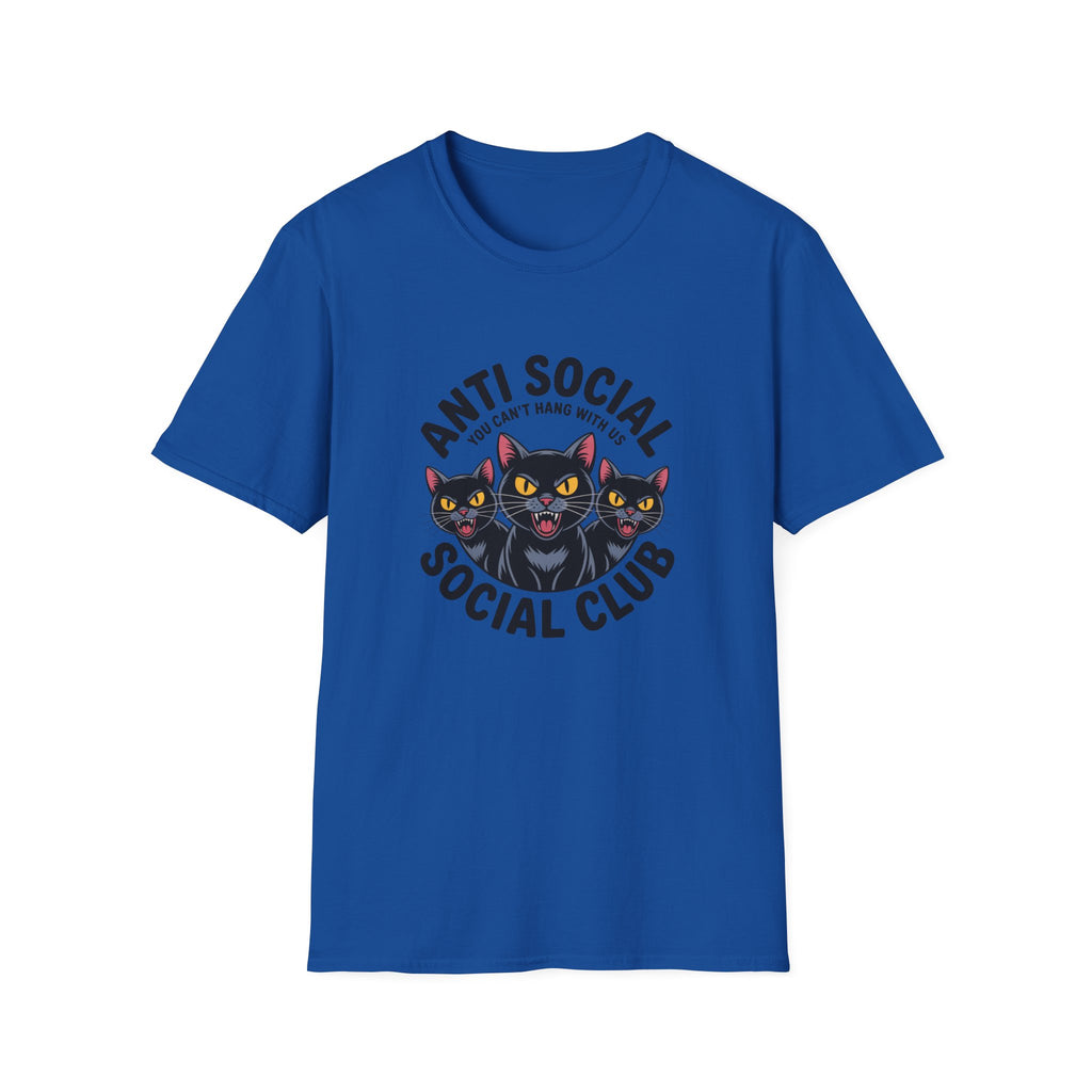 Anti Social Social Club Cat T-Shirt — "You Can't Hang With Us" Graphic Tee