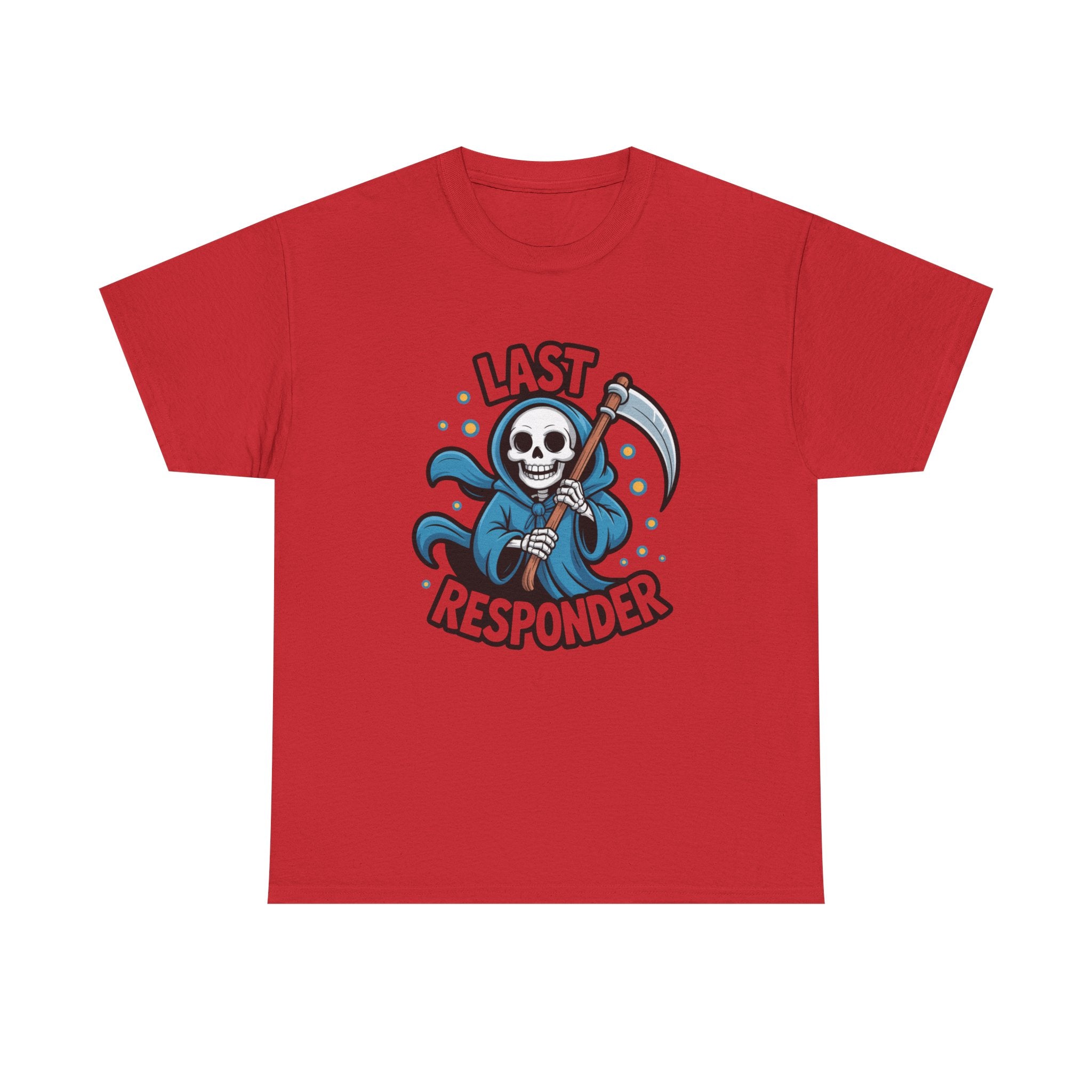 T-Shirt — "Last Responder" Grim Reaper Graphic Tee