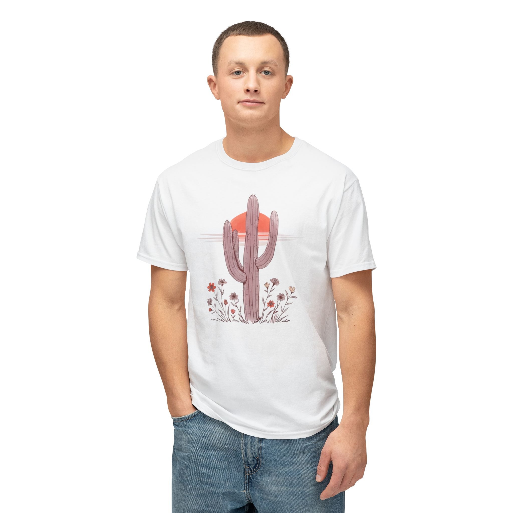 Desert Sunset Cactus T-Shirt
