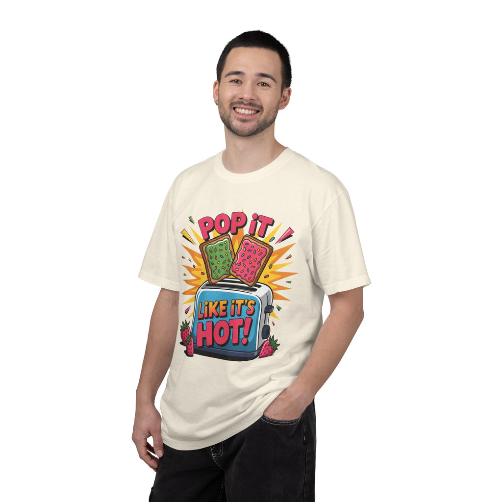 Funny Graphic T-Shirt — Pop It Like It's Hot Humor Gift Tee for Women