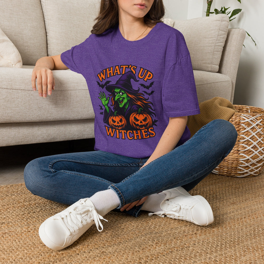 What's Up Witches T-Shirt — Funny Halloween Witch Graphic Tee