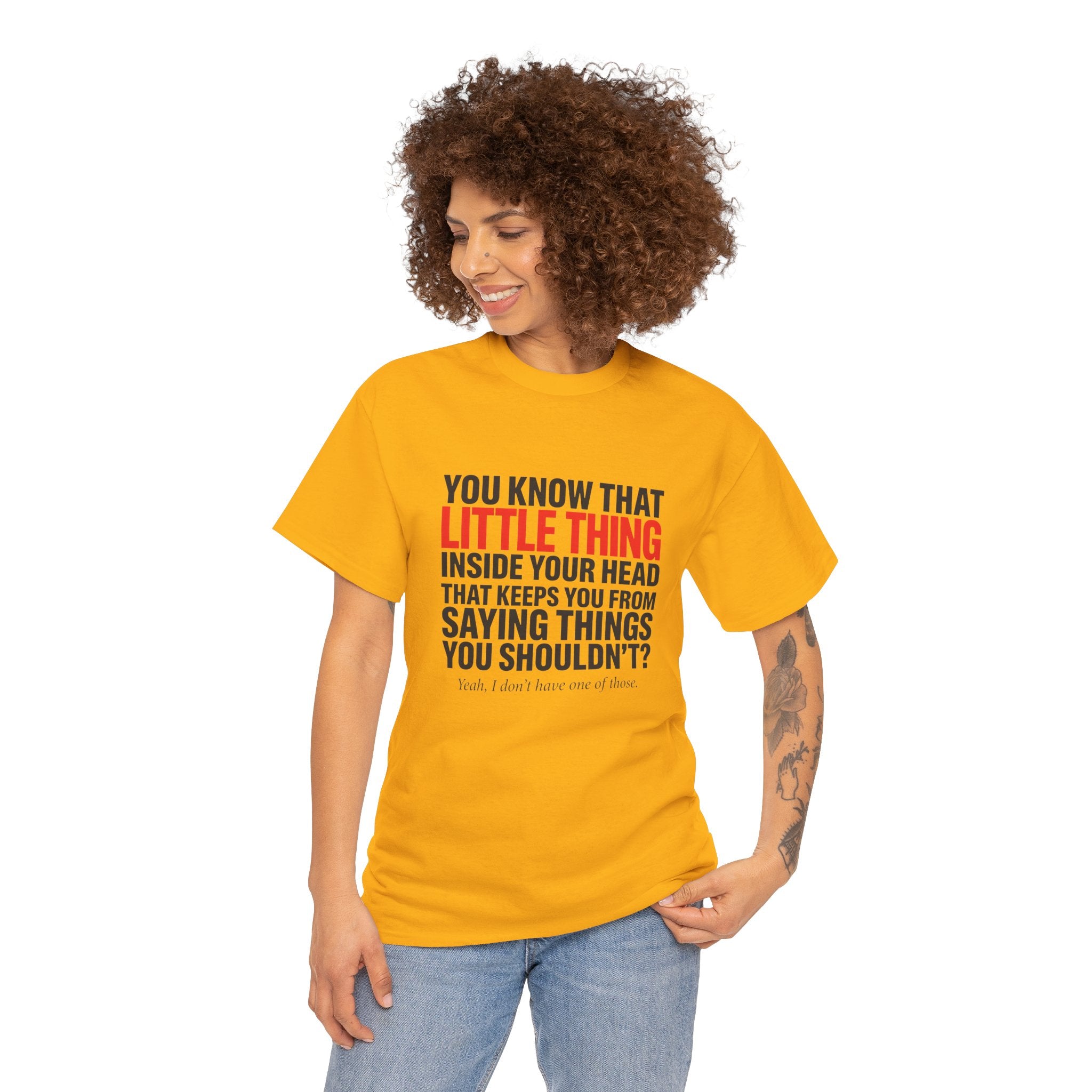 Funny Sarcastic Graphic T-Shirt — You Know That Little Thing Humor Gift Tee for Women