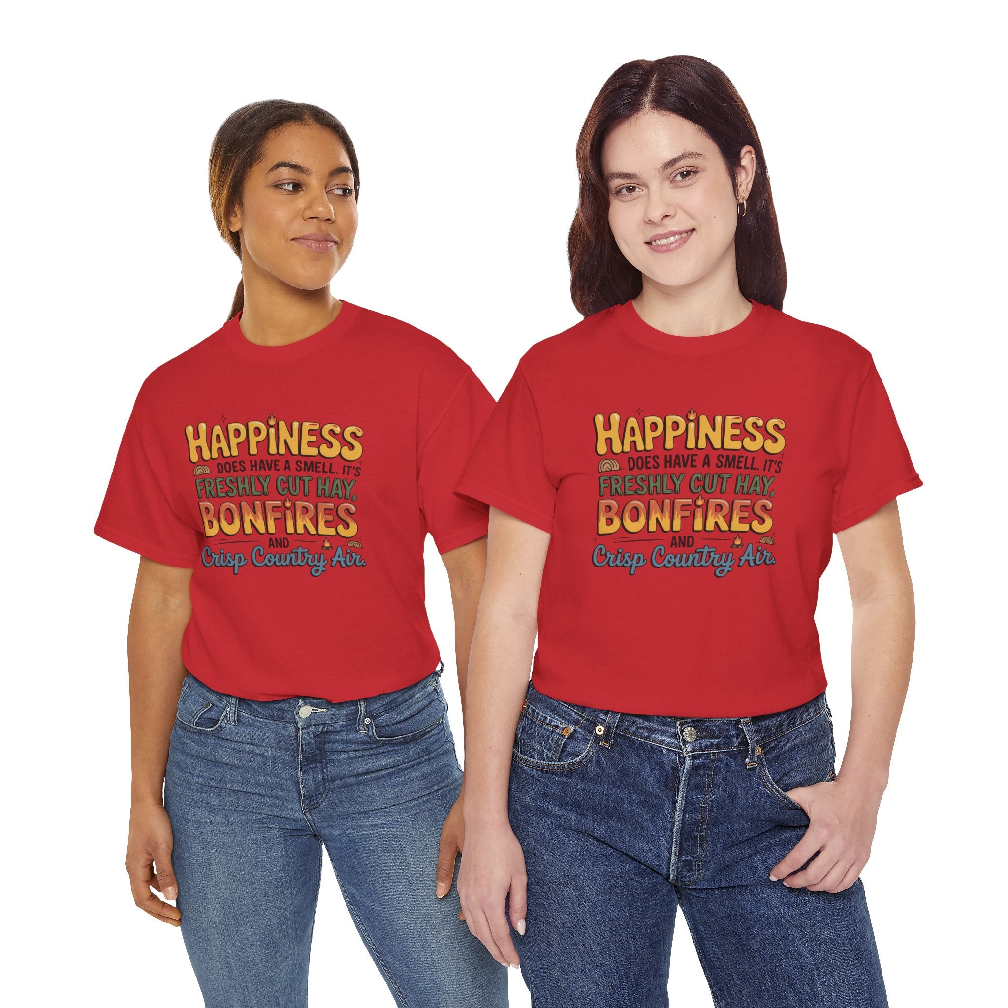 Funny Country Life Graphic T-Shirt — Freshly Cut Hay Farm Life Gift Tee for Women