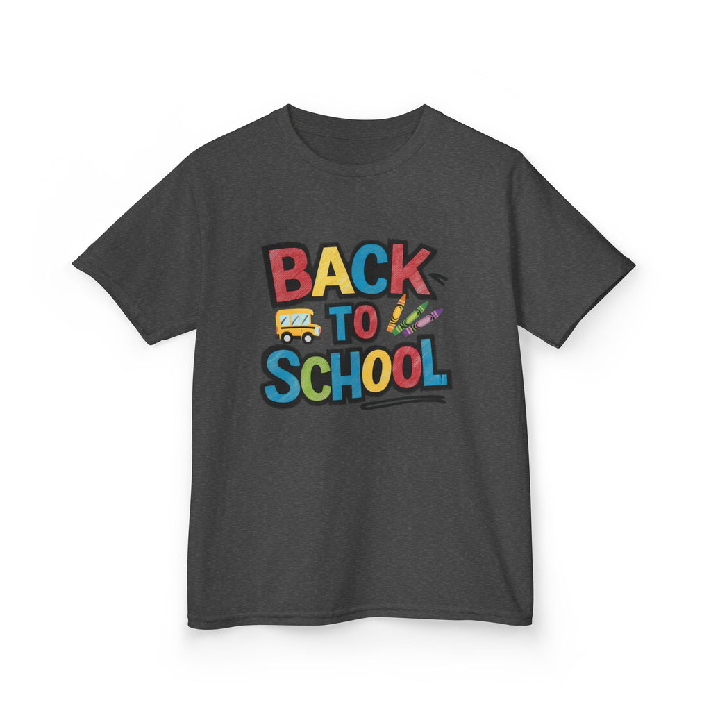 Back to School Kids T-Shirt — Colorful Retro School Design