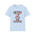 I Don't Go Crazy I Am Crazy Cow T-Shirt — Funny Cow Graphic Tee