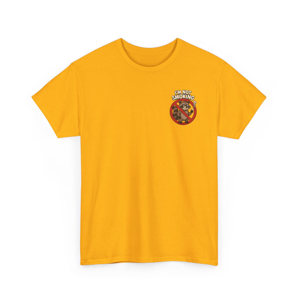 Graphic Tee — "What Are You Looking At?" Raccoon Illustration T-Shirt
