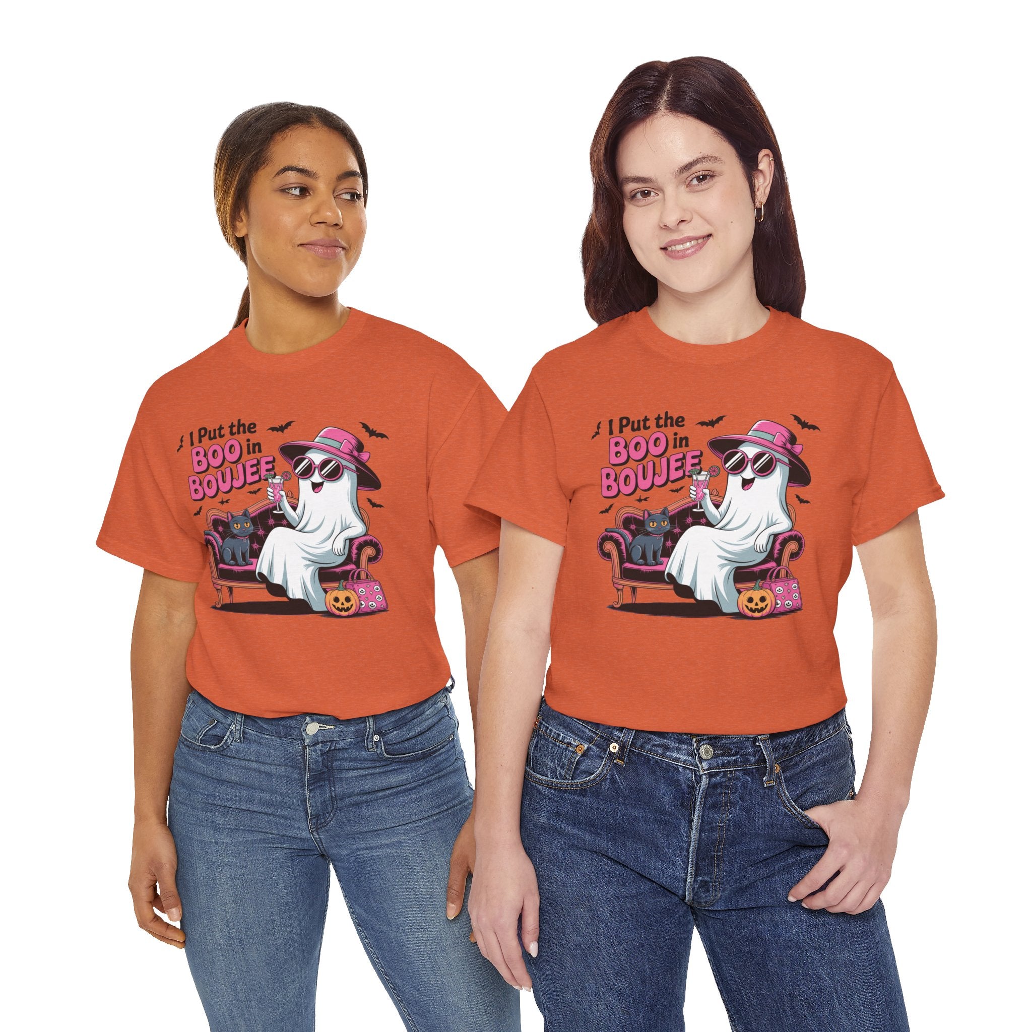 I Put the Boo in Boujee Ghost T-Shirt — Funny Halloween Chic Tee