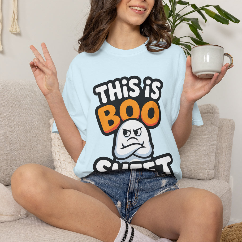 This Is Boo Sheet T-Shirt — Funny Halloween Ghost Tee