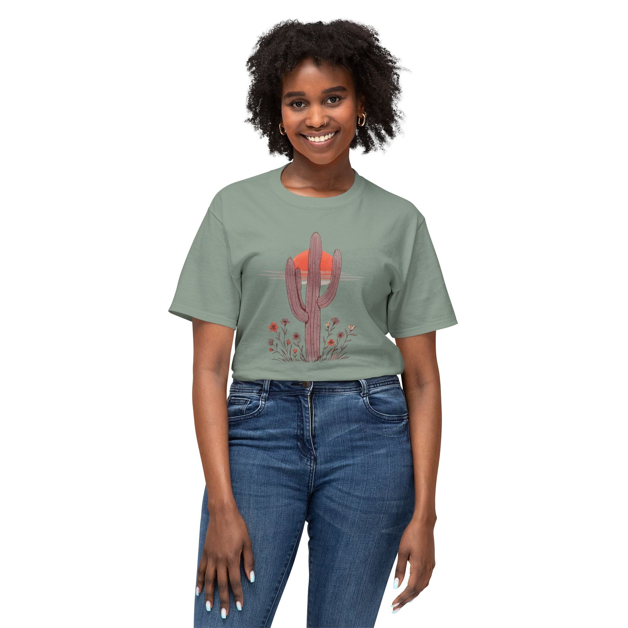 Desert Sunset Cactus T-Shirt