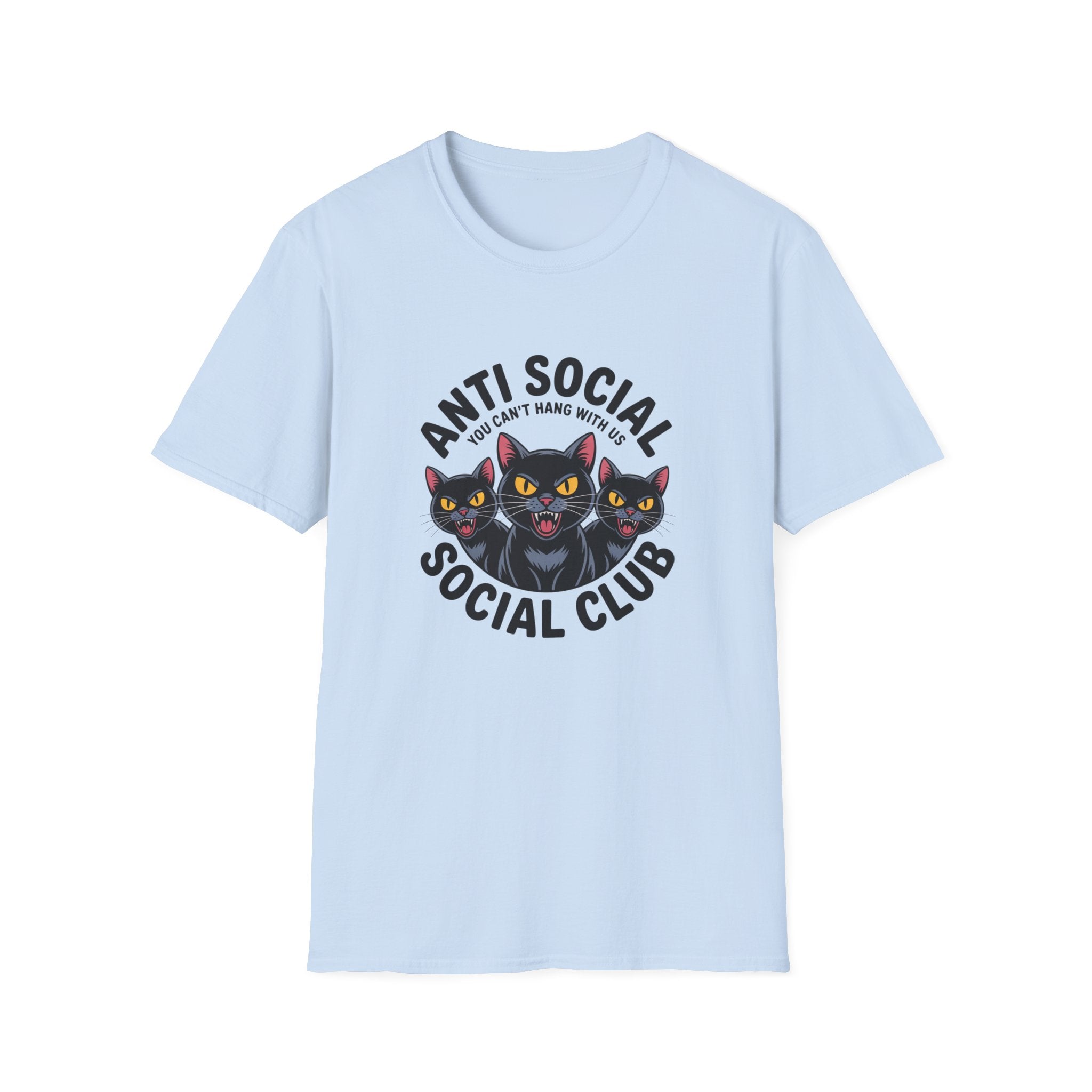 Anti Social Social Club Cat T-Shirt — "You Can't Hang With Us" Graphic Tee
