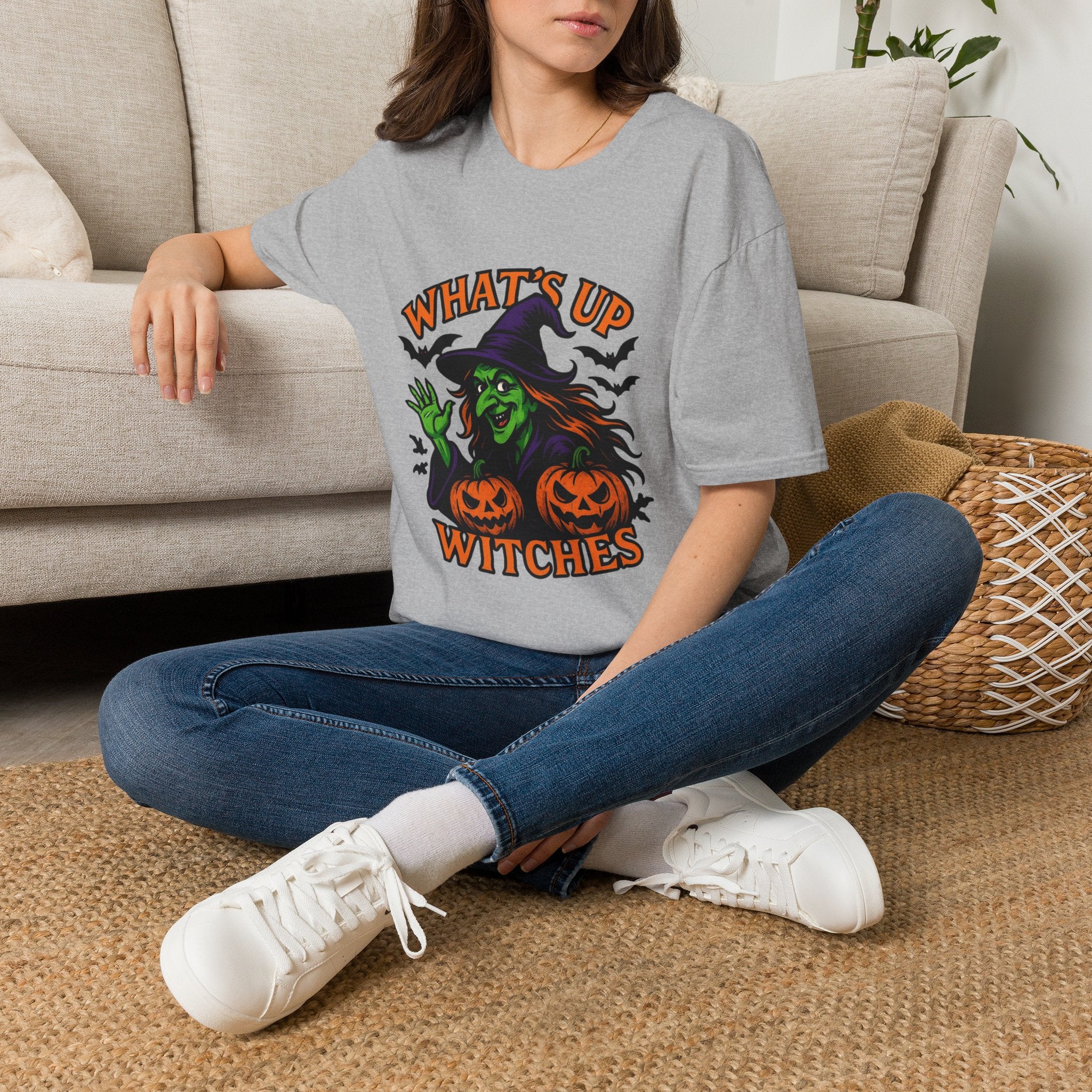 What's Up Witches T-Shirt — Funny Halloween Witch Graphic Tee