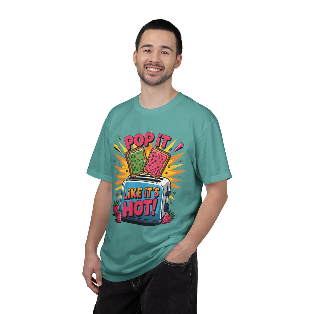 Funny Graphic T-Shirt — Pop It Like It's Hot Humor Gift Tee for Women