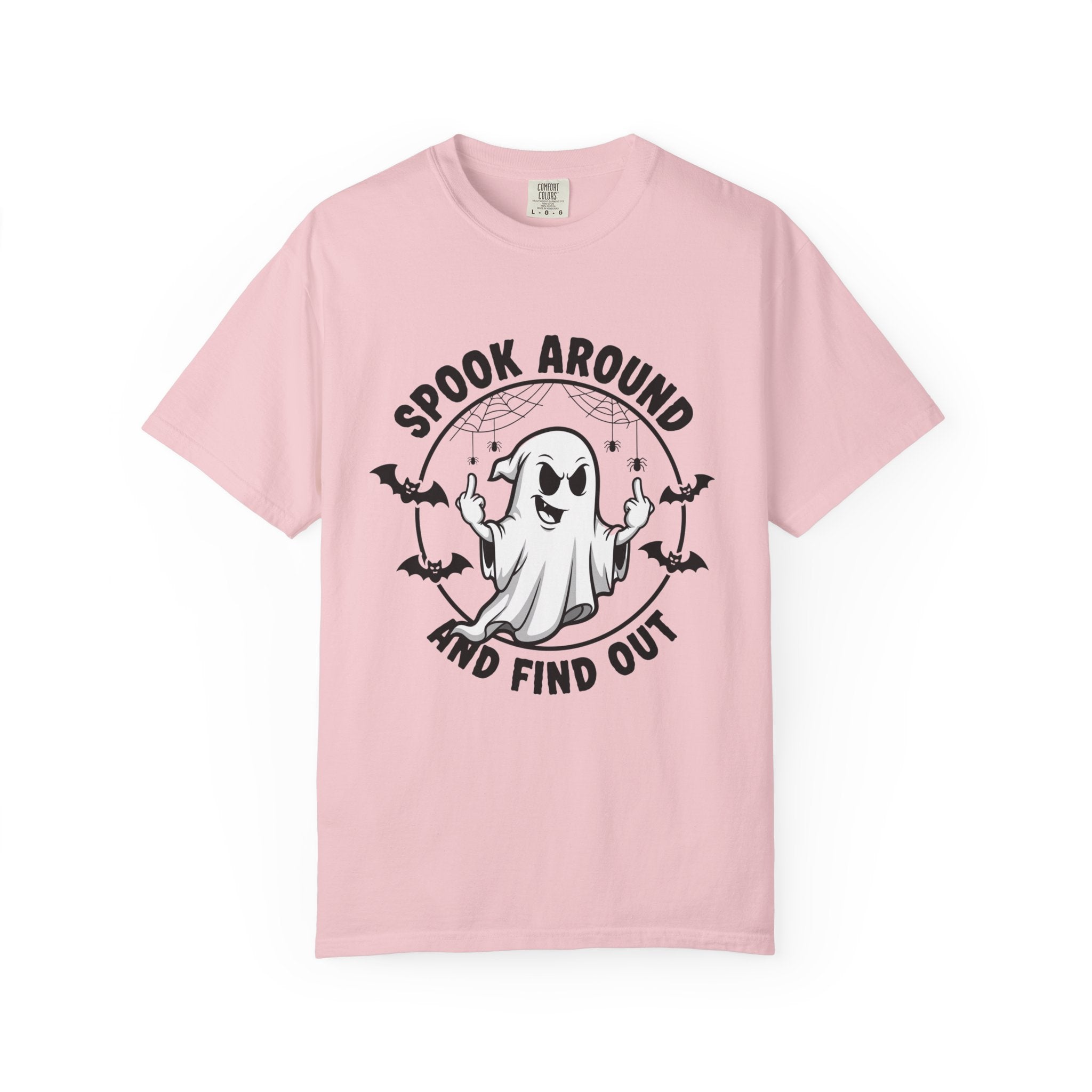 Spook Around And Find Out T-Shirt — Cute Halloween Ghost Graphic Tee