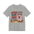 Funny Pig T-Shirt – "If Pigs Could Fly, Imagine How Good Their Wings Would Taste" Graphic Tee