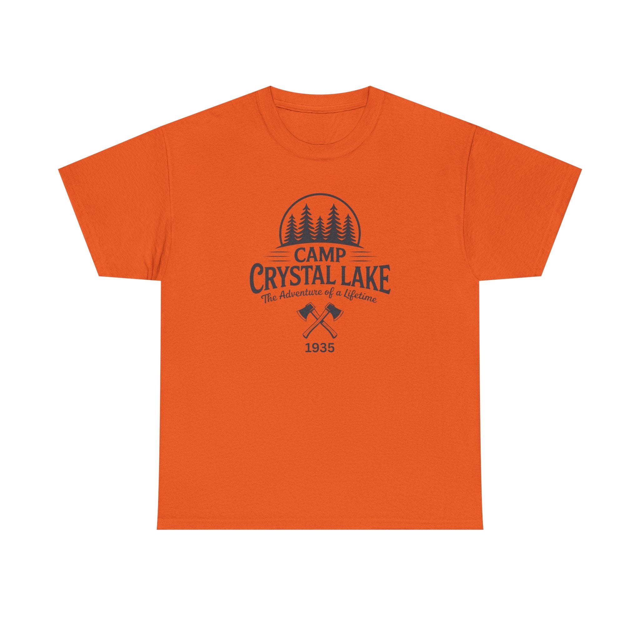 Camp Crystal Lake Tee — Vintage Outdoor Camping Shirt ("Camp Crystal Lake")